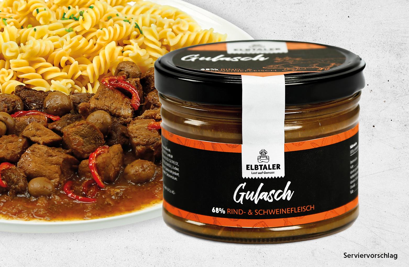 Gulasch klein
